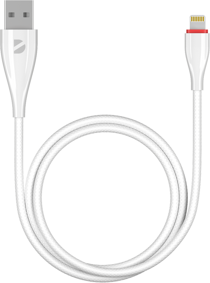 

Кабель Ceramic USB 2.0 - 8pin для Apple, 2A (white)