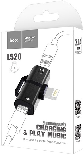 Hoco Разветвитель LS20 Dual Lightning