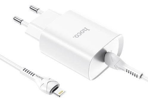 Hoco Сетевое зарядное устройство N14 Type-C-Lightning, QC 3.0, 20W