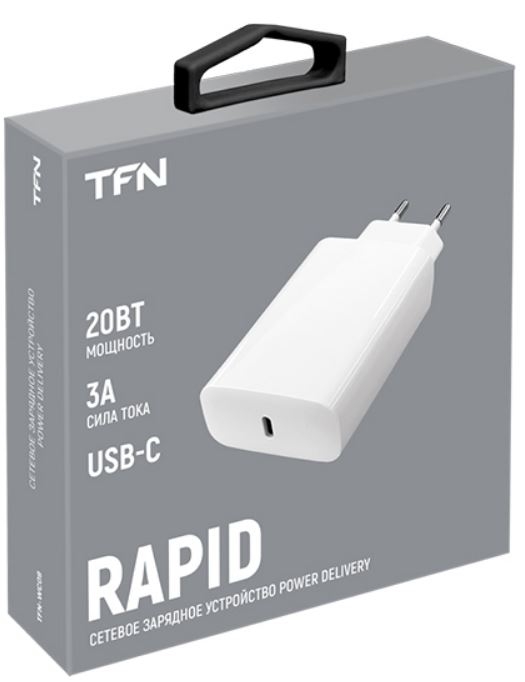 TFN Сетевое зарядное устройство USB Type-C, 20W, PD