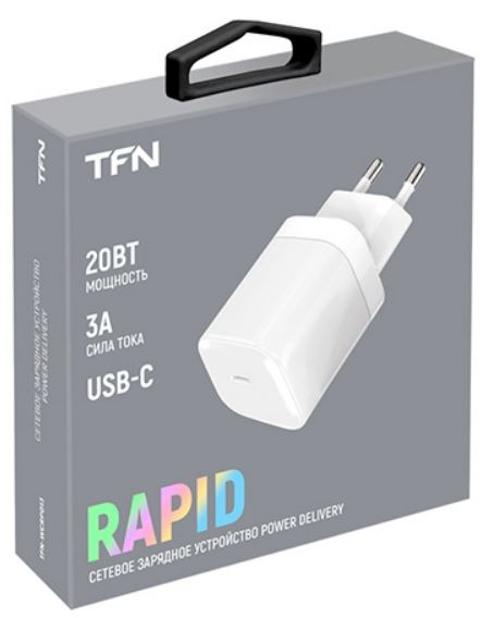 TFN Сетевое зарядное устройство USB Type-C, 20W, Power Delivery