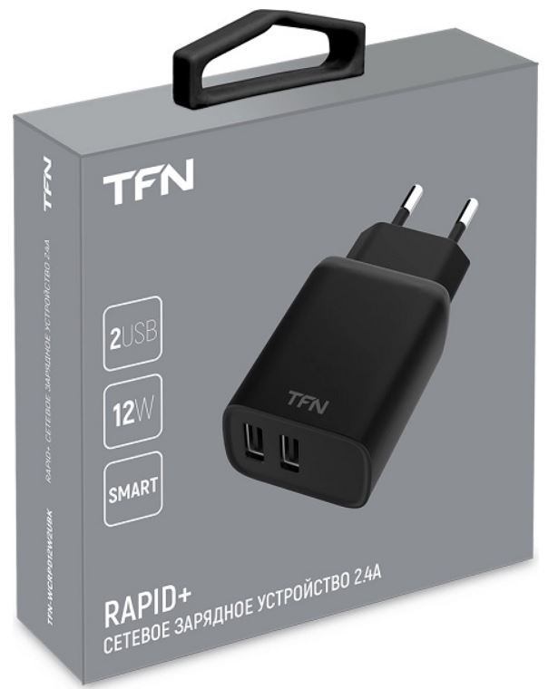 TFN Сетевое зарядное устройство Rapid, 2USB, 2.4A