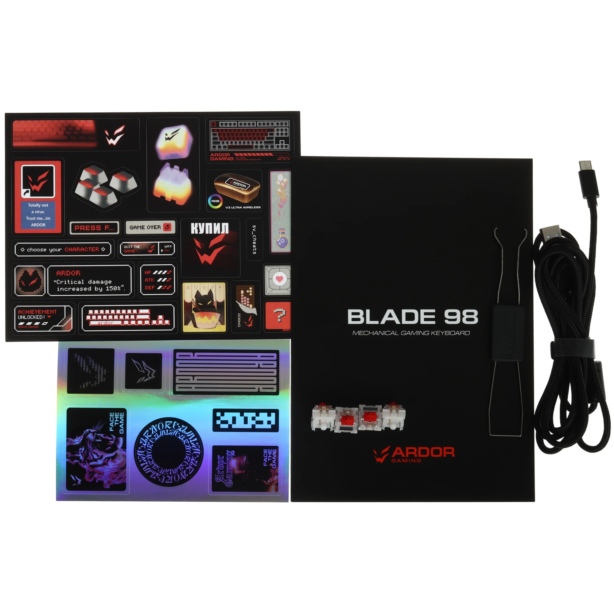 ARDOR GAMING Blade 98 механическая проводная