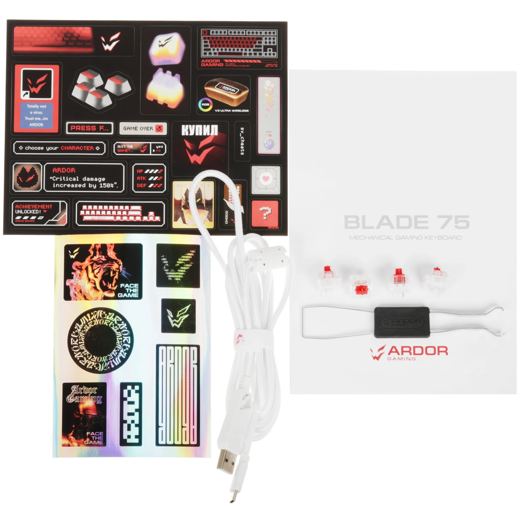 ARDOR GAMING Blade 75 механическая проводная