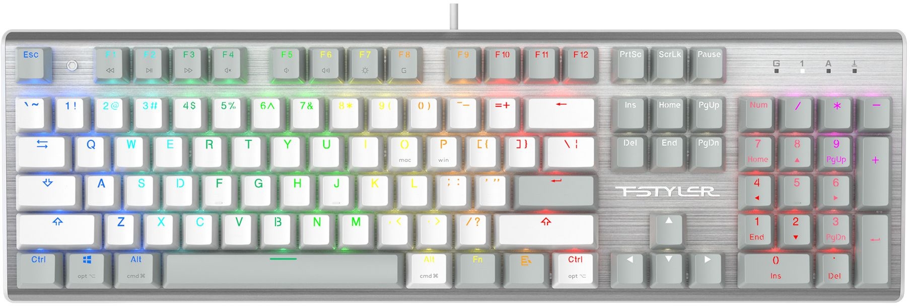 A4Tech Fstyler FS100 Neon механическая проводная