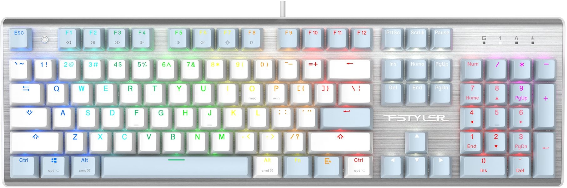 A4Tech Fstyler FS100 Neon механическая проводная