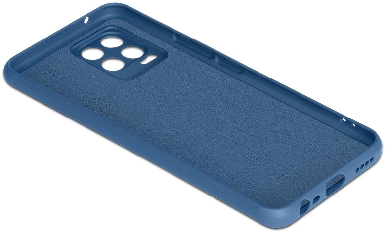 DF Чехол-накладка с микрофиброй для Realme 8/ 8 Pro