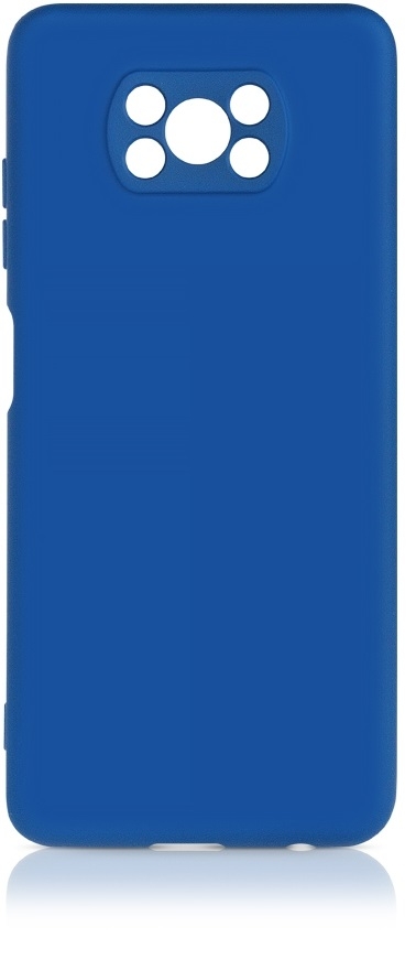 DF Чехол-накладка с микрофиброй для Poco X3/ X3 Pro