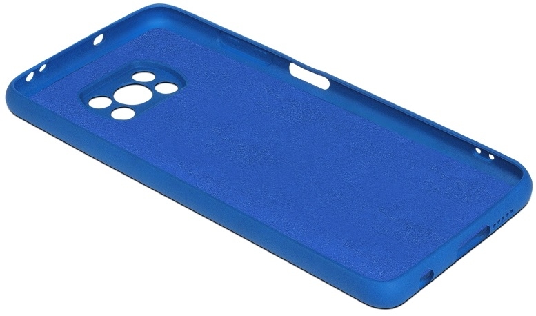 DF Чехол-накладка с микрофиброй для Poco X3/ X3 Pro