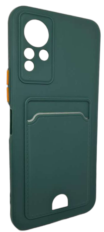 Mariso Чехол-накладка BUTTON с карманом для карт для Infinix Note 12 G88