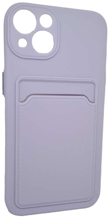 Mariso Чехол-накладка BUTTON с карманом для карт для Apple iPhone 13