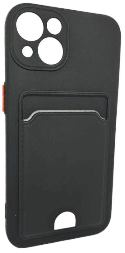 Mariso Чехол-накладка BUTTON с карманом для карт для Apple iPhone 13