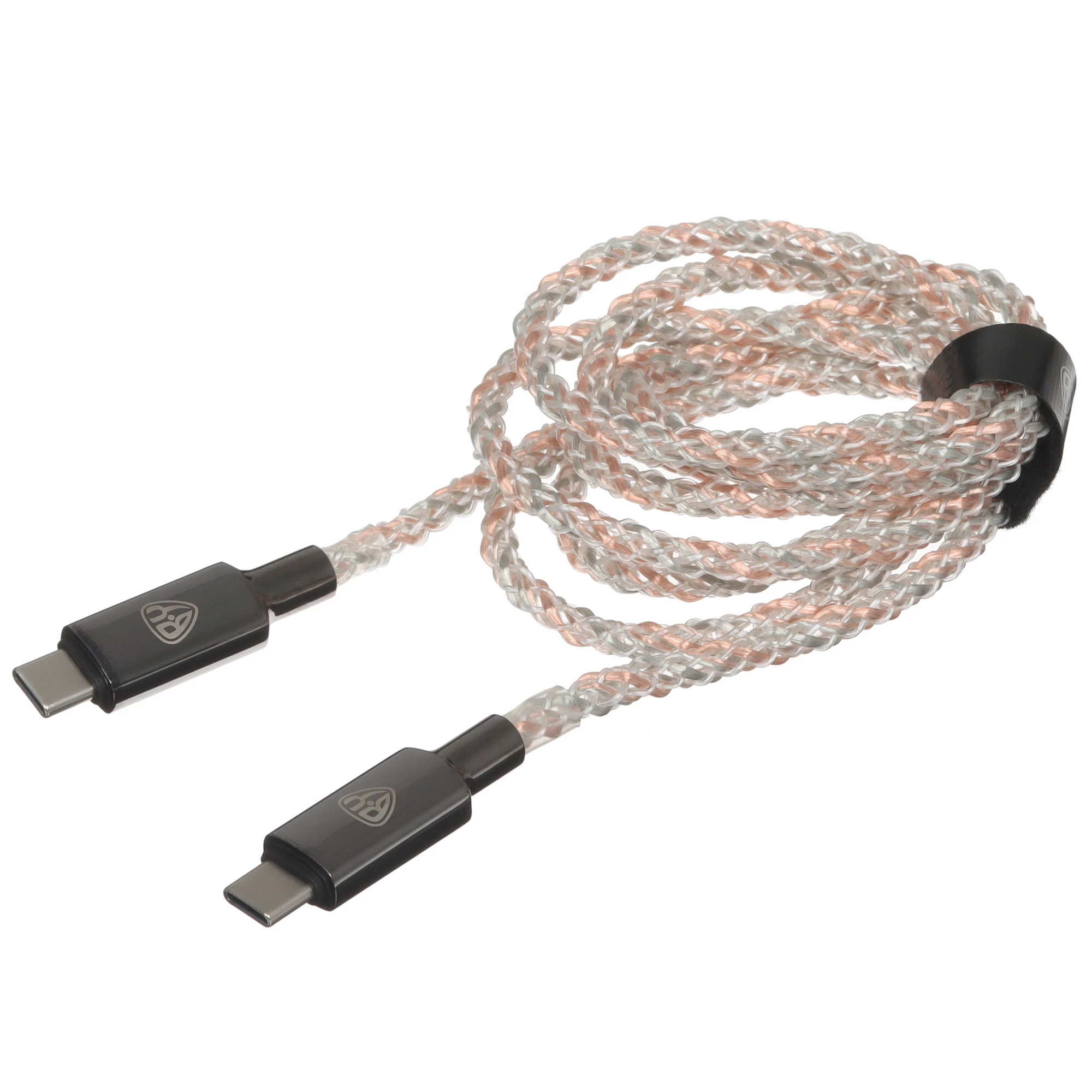 BY Кабель PD Type-C - Type-C, RGB, 3А, 65W, 1.5 м