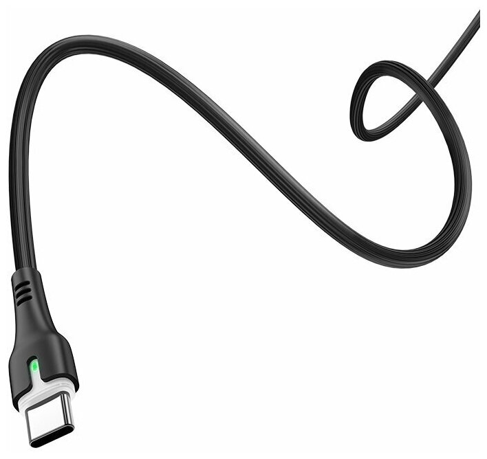 Hoco Кабель X45 Type-C на Type-C 1м с функцией быстрой зарядки и индикатором заряда