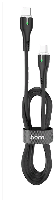 Hoco Кабель X45 Type-C на Type-C 1м с функцией быстрой зарядки и индикатором заряда