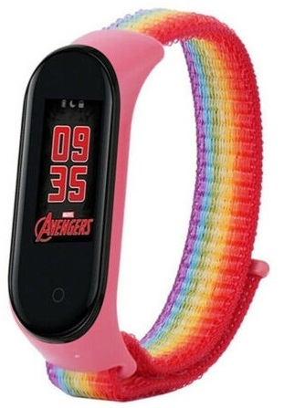 DF Сменный ремешок для Xiaomi Mi Band 3/ Mi Band 4/ Mi Band 5/ Mi Band 6