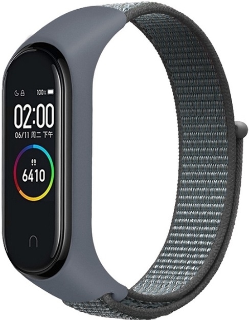 

Сменный ремешок для Xiaomi Mi Band 5/ Mi Band 6 (Grey)