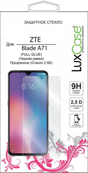 LuxCase Защитное стекло Full Glue для ZTE Blade A71