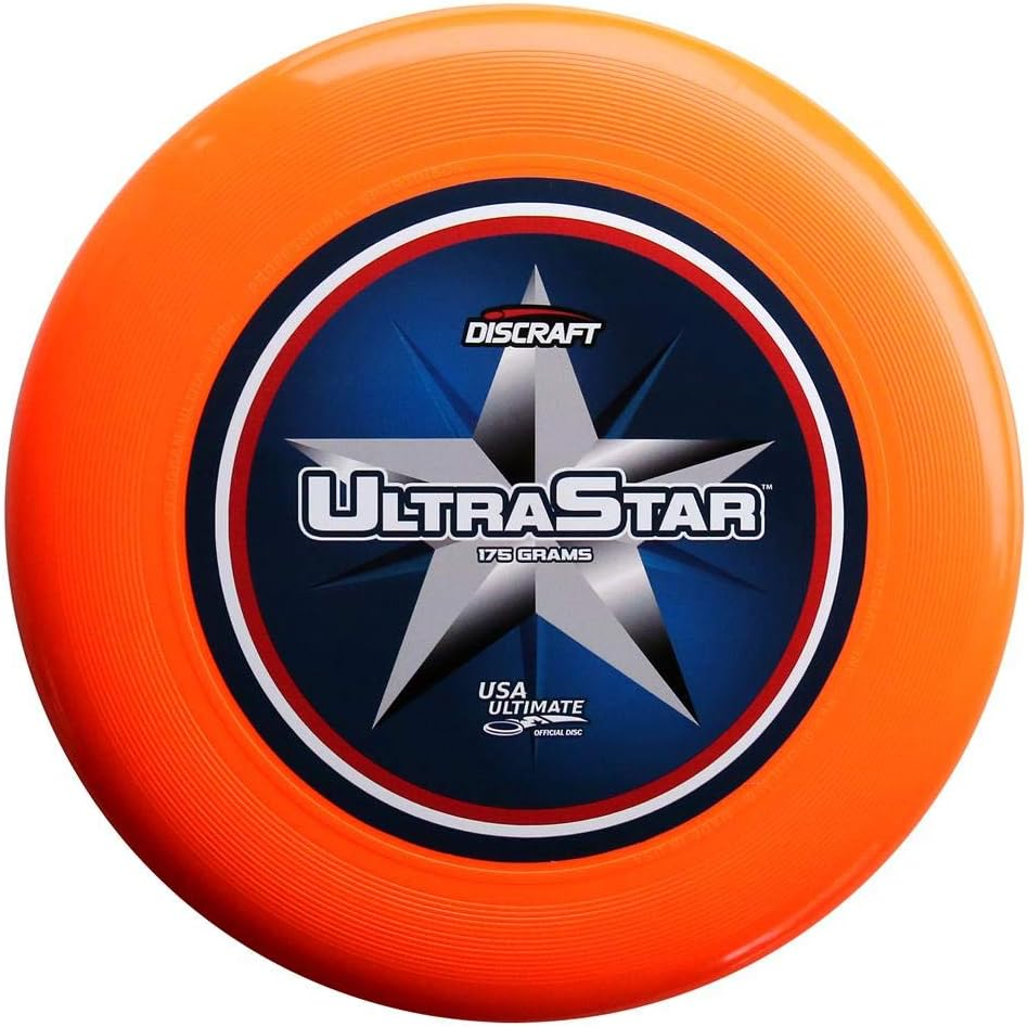 Discraft Летающий диск Фрисби "Ultra Star" Center Print Super Color