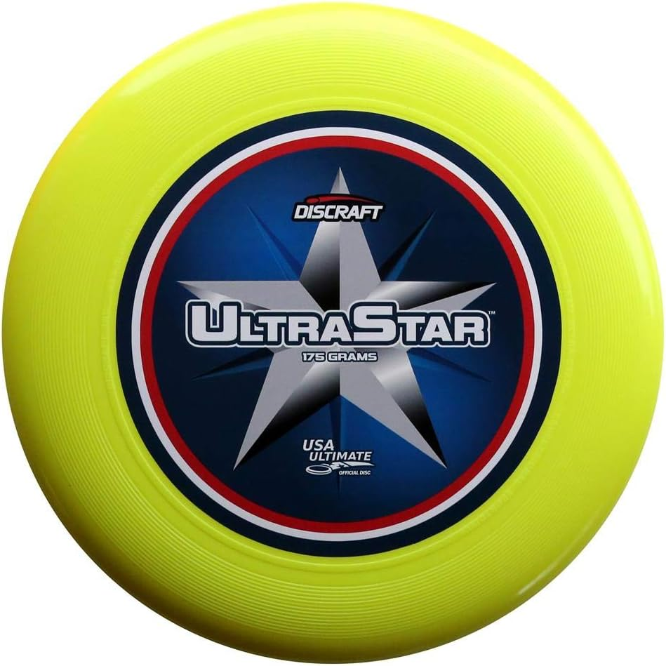 Discraft Летающий диск Фрисби "Ultra Star" Center Print Super Color