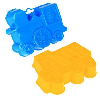 Полесье Формочки "Самосвал и паровоз"