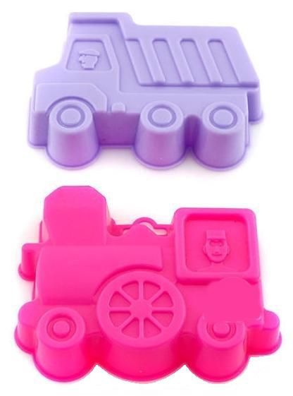 Полесье Формочки "Самосвал и паровоз"