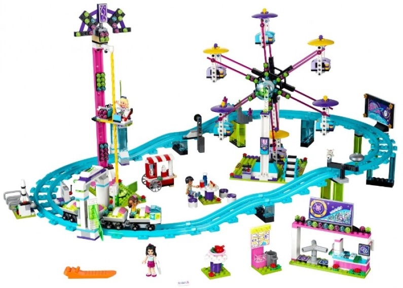 Lego Конструктор Friends "Парк развлечений: американские горки" 1124 детали
