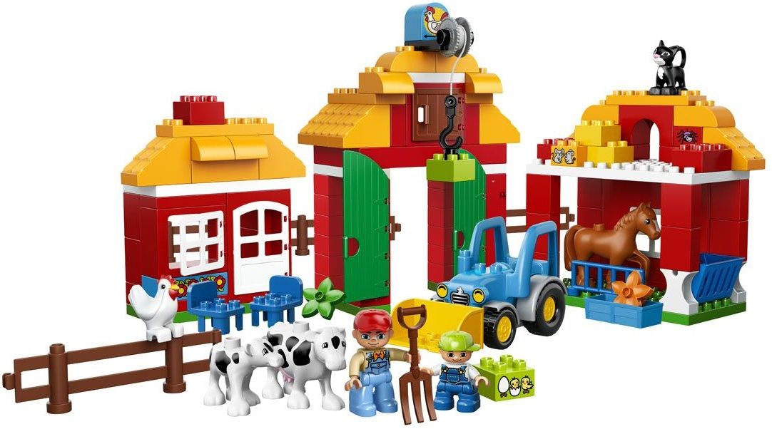 Lego Конструктор Duplo. "Большая ферма" 121 деталь