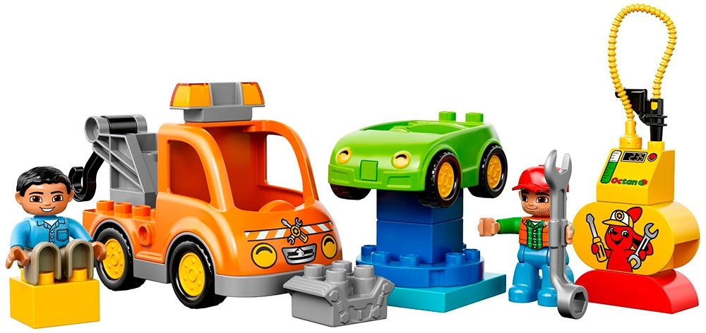 Lego Конструктор Duplo "Буксировщик" 28 деталей