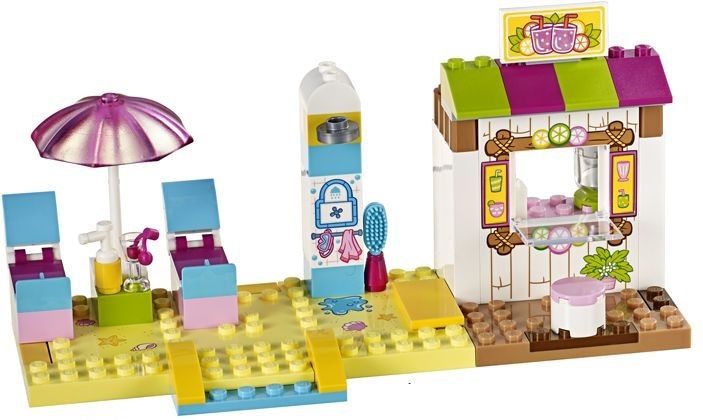 Lego Конструктор Juniors "День на пляже с Андреа и Стефани" 143 детали
