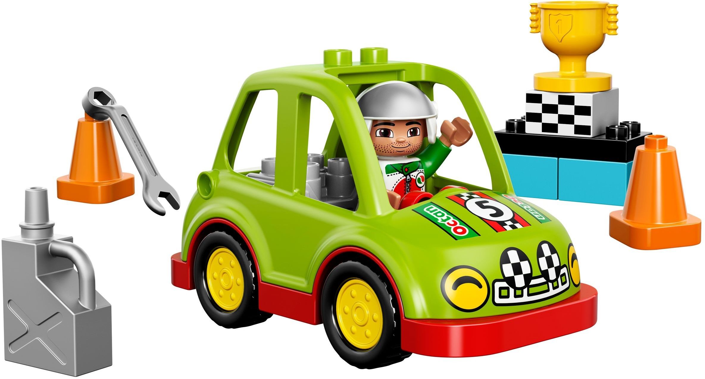 Lego Конструктор Duplo "Гоночный автомобиль" 13 деталей