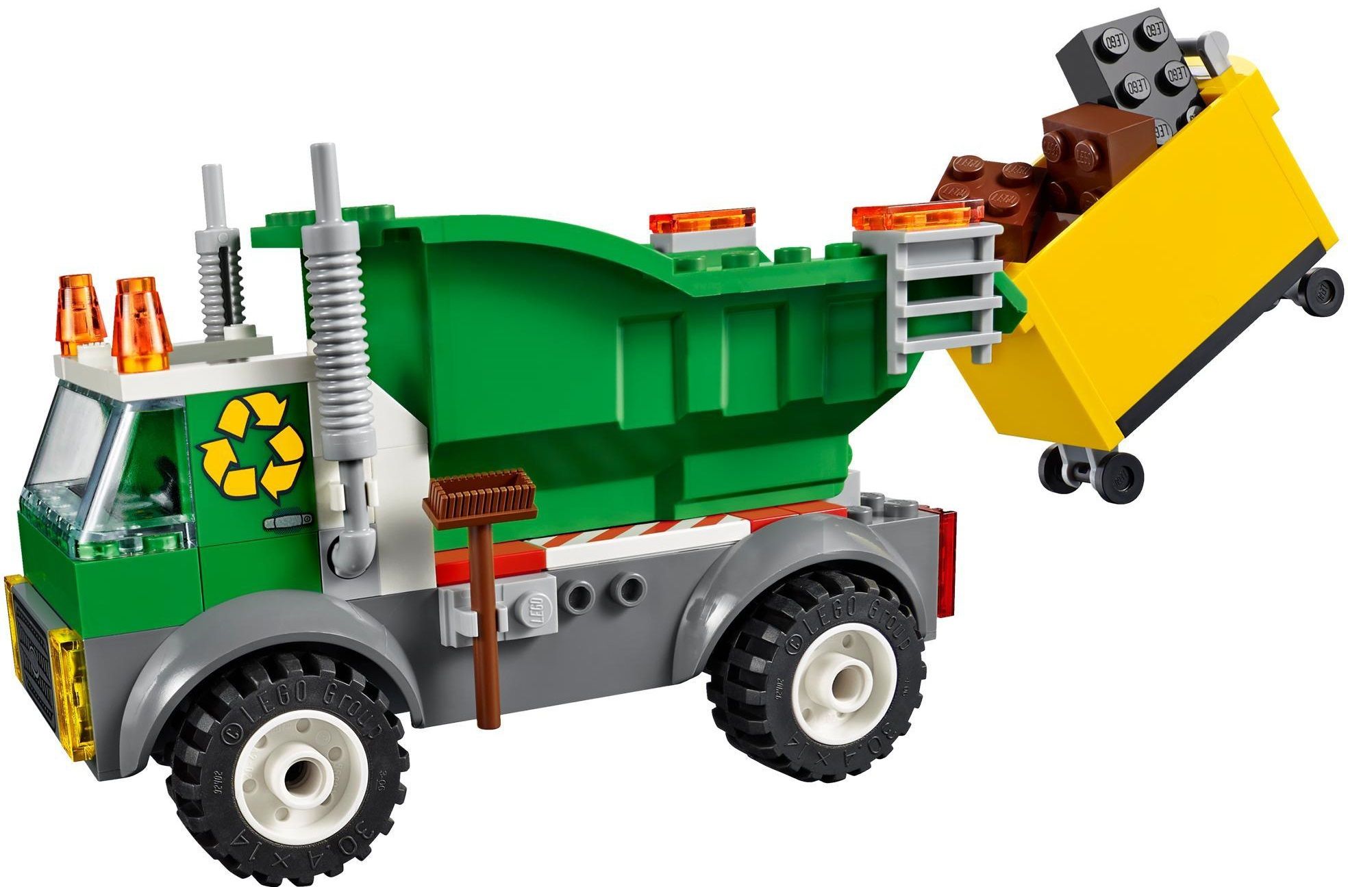 Lego Конструктор Juniors "Мусоровоз" 99 деталей