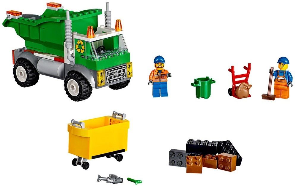 Lego Конструктор Juniors "Мусоровоз" 99 деталей
