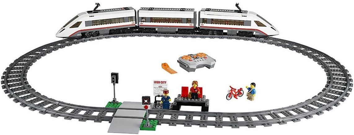 Lego Конструктор City "Скоростной пассажирский поезд" 610 деталей