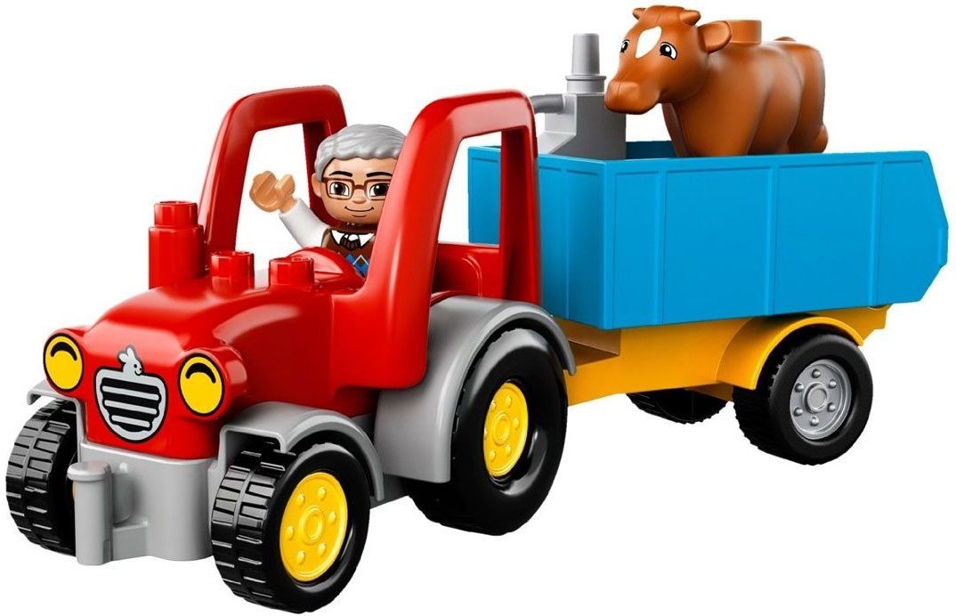 Lego Конструктор Duplo. "Сельскохозяйственный трактор" 29 деталей