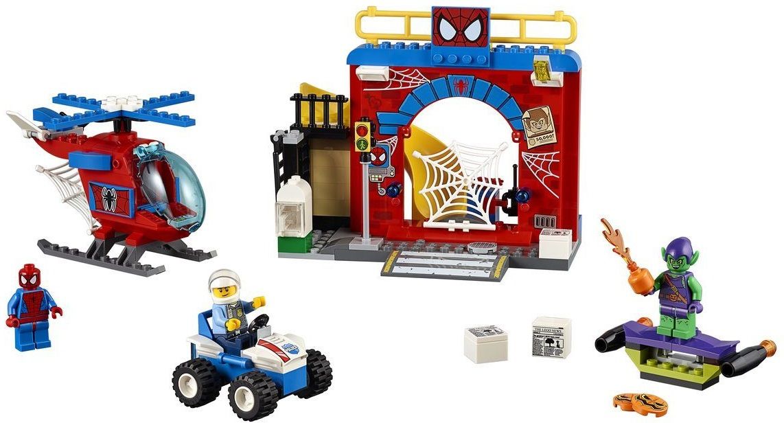 Lego Конструктор Juniors "Убежище человека-паука" 137 деталей