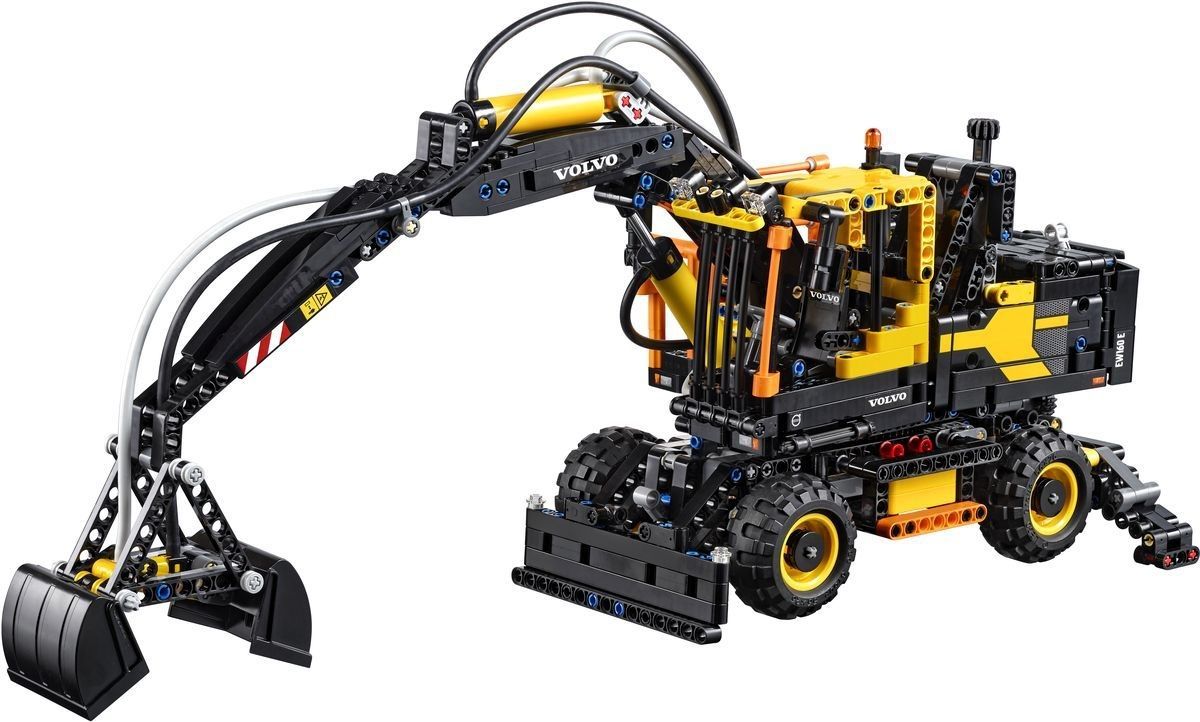 Lego Technic Volvo EW 160E 1166 Wite