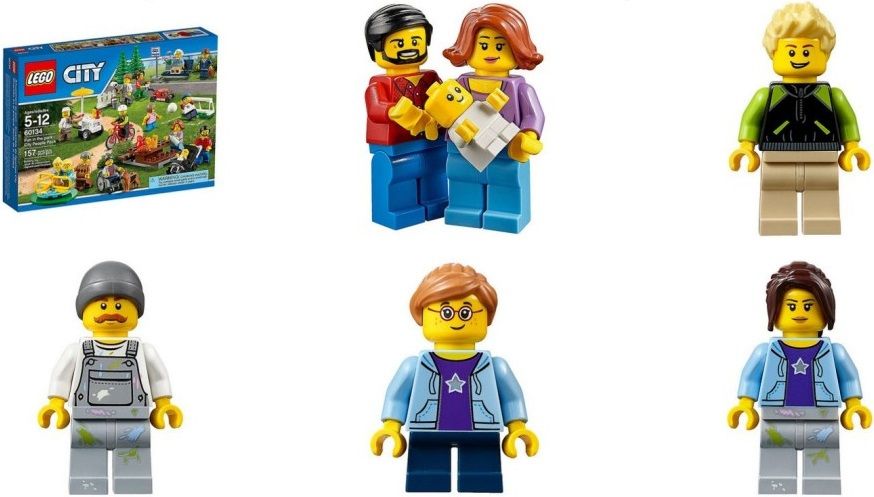 Lego Конструктор City "Праздник в городе – жители Lego City" 157 деталей