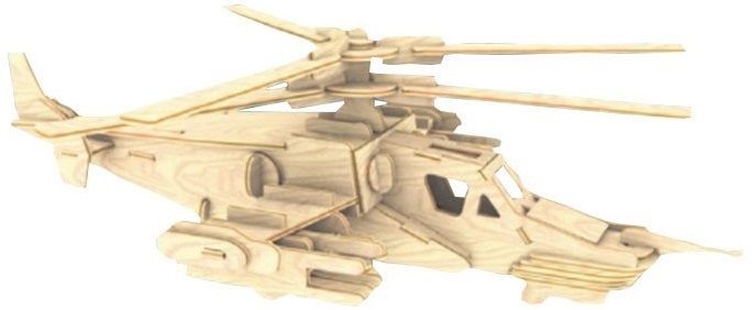 Мир деревянной игрушки Сборная модель "Черная Акула. Ка-50"