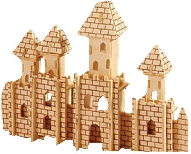 Мир деревянной игрушки Сборная модель "Крепость"