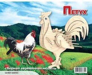 Мир деревянной игрушки Сборная модель "Петух"