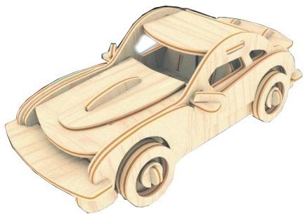 Мир деревянной игрушки Сборная модель "Порше"