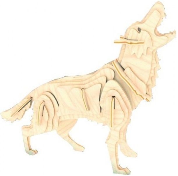 Мир деревянной игрушки Сборная модель "Волк"
