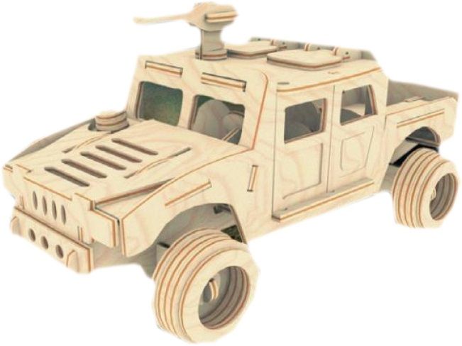 Мир деревянной игрушки Сборная модель "Хаммер"