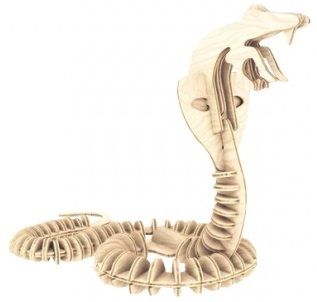 Мир деревянной игрушки Сборная модель "Змея"