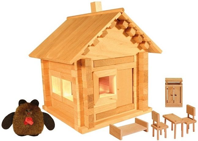 Пелси Сборная модель "Избушка - Теремок" 94 детали