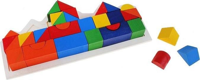 Сима-Ленд Конструктор фигурный "Строй замки"