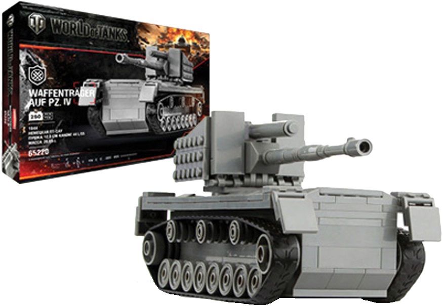 Zormaer Конструктор "World of Tanks. Waffentrager Auf Pz. IV" 256 деталей