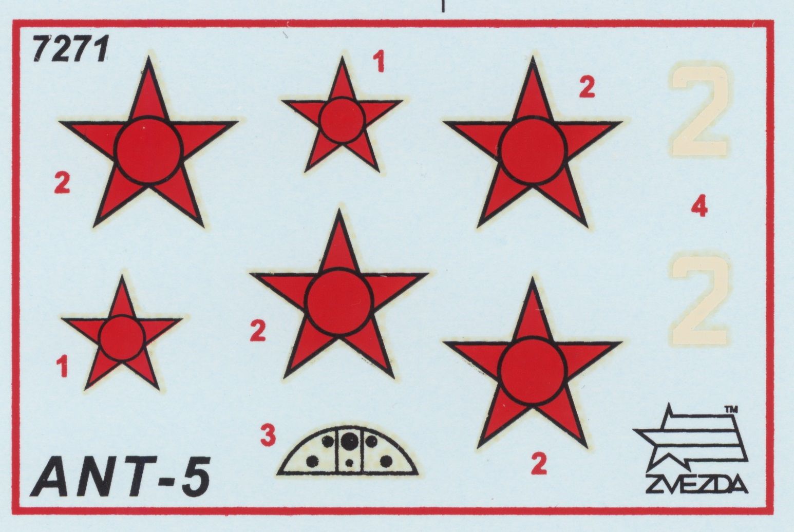 Звезда Сборная модель самолета "АНТ-5"