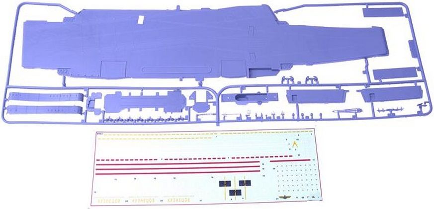 Звезда Сборная модель авианосца "Адмирал Кузнецов"